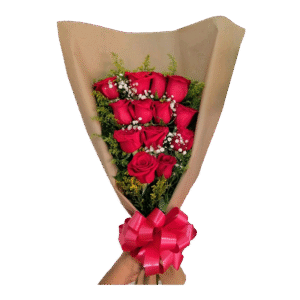 Bouquet de mano rosas