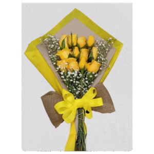 Ramo de Rosas amarillas x12 unidades