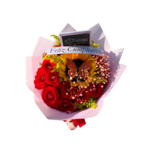 Bouquet de Girasol y Rosas
