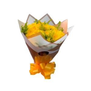 Bouquet de mano de margaritas elaborado en papel coreano